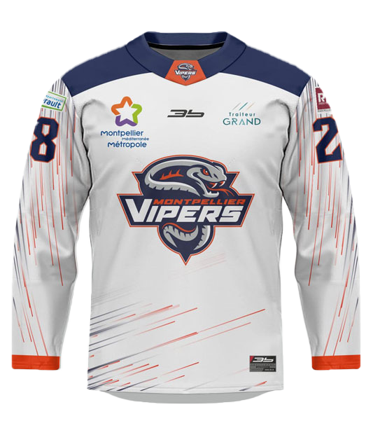 Maillot Vintage Newcastle Vipers Hockey - Taille M - Autographes Joueurs