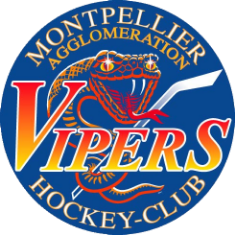 Les Vipers de Montpellier - Premier logo 2003