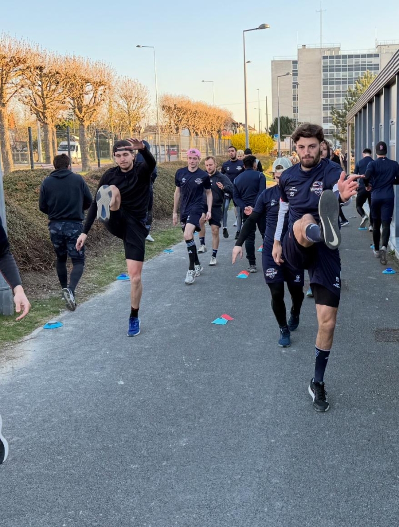 Echauffement hockey sur glace Vipers