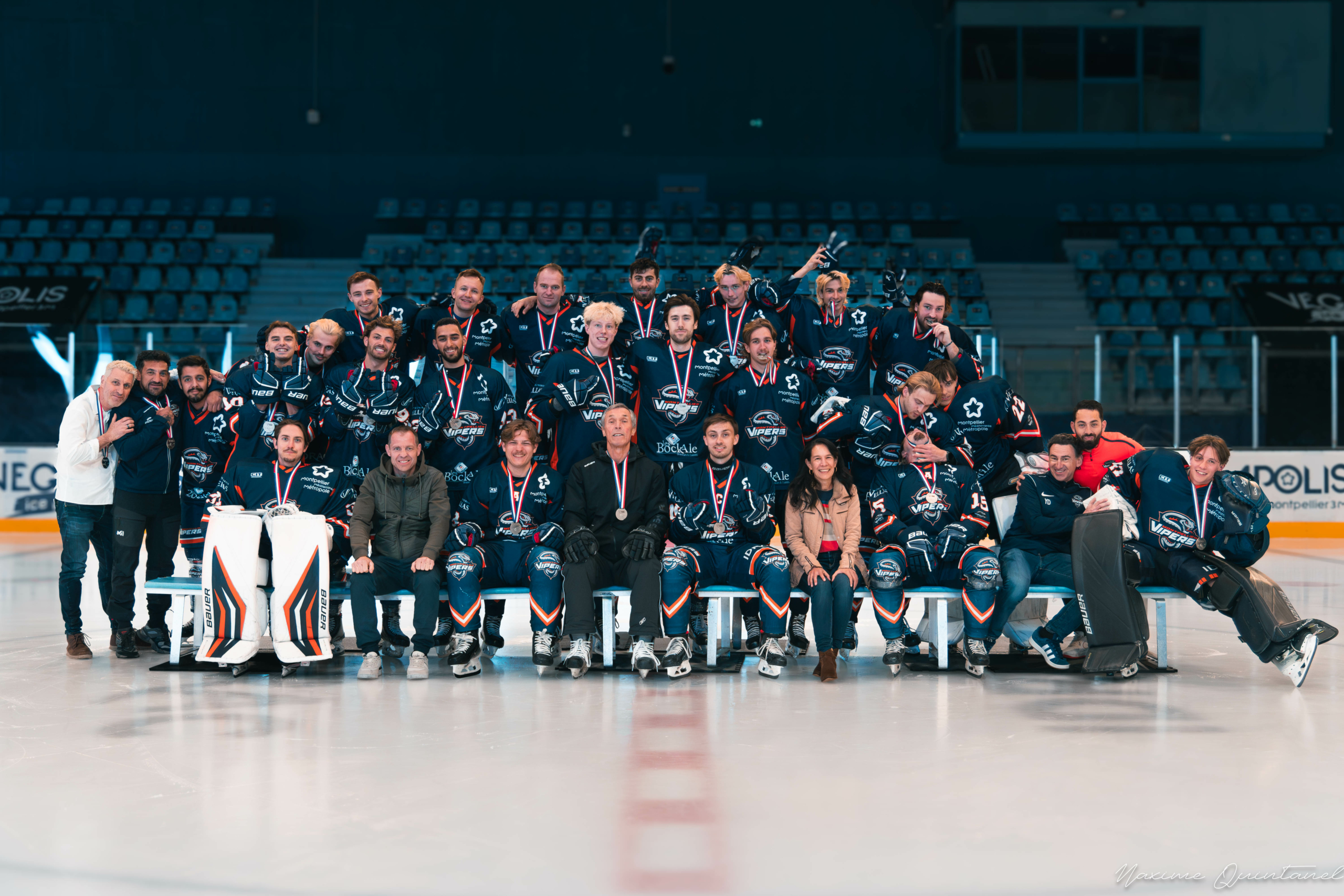 Vipers Montpellier 2025 - Vice Champions D2 - hockey sur glace